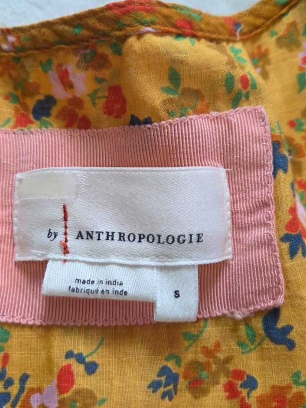 S By Anthropologie Tiered & True floral maxi prairie dress #4 - Picture 6 of 11